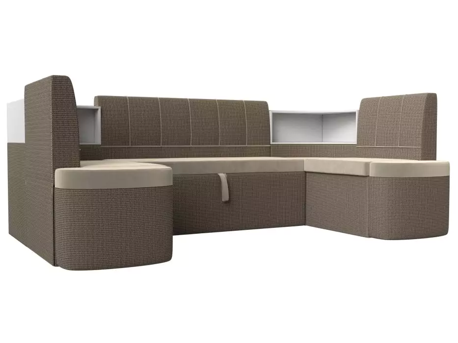 Кухонный диван П-образный Тефида Дизайн 6
