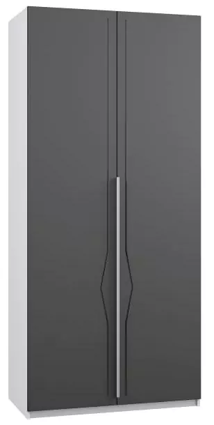 Шкаф двухдверный распашной Софттач Лайт дизайн 1
