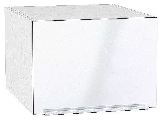 Шкаф верхний горизонтальный с увеличенной глубиной Фьюжн 500 Angel/Белый