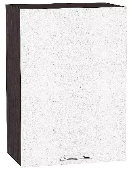 Шкаф верхний с 1-ой дверцей Валерия-М 920х500 Белый металлик/Венге