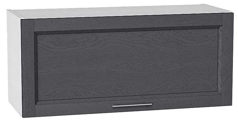Шкаф верхний горизонтальный Сканди 800 Graphite Softwood/Белый
