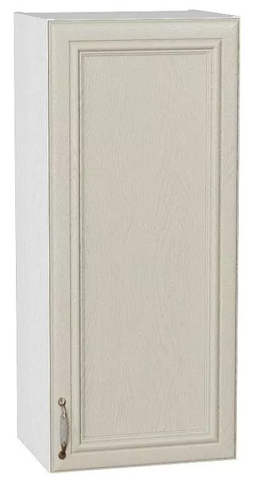 Шкаф верхний с 1-ой дверцей Шале 920х400 Ivory/Белый