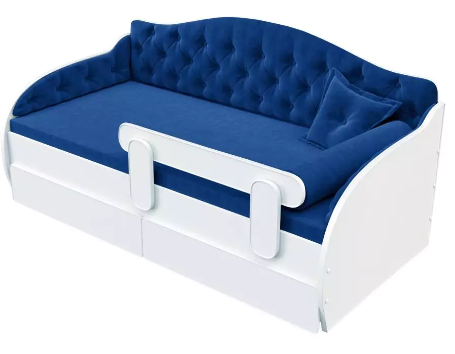 Кровать-тахта Вэлли с мягкими боковинами дизайн 6