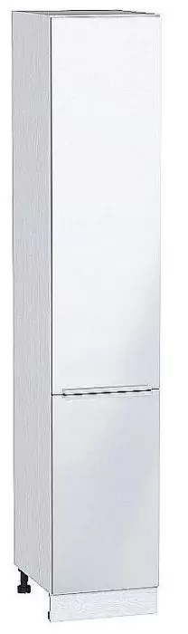 Шкаф пенал с 2-мя дверцами Фьюжн 400 (для верхних шкафов высотой 720) Angel/Белый