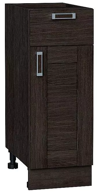 Шкаф нижний с 1-ой дверцей и ящиком Лофт 300 Wenge Veralinga/Венге
