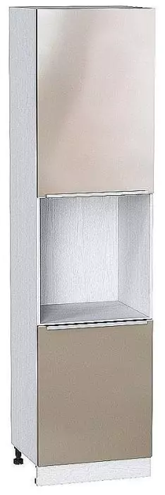 Шкаф пенал под бытовую технику с 2-мя дверцами Фьюжн 600Н (для верхних шкафов высотой 920) Gallant/Белый