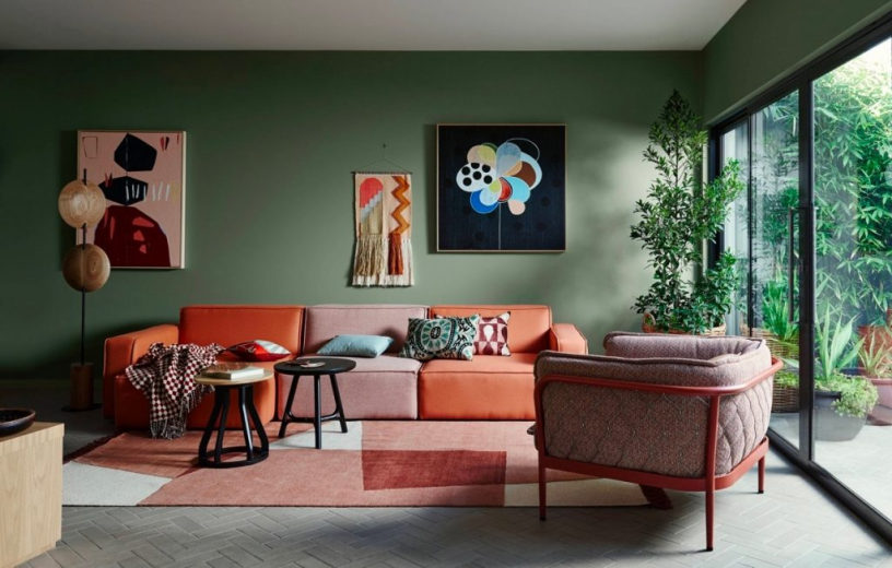 Как подобрать цвет стен в гостиной: 100 фото-идей
