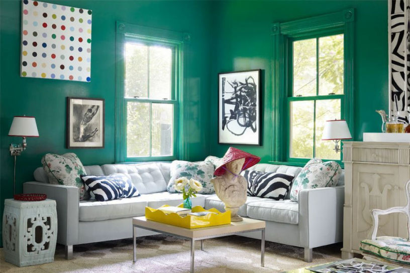 Как выбрать цвет стен в гостиной: 100 фото-идей