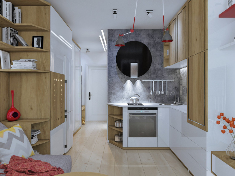 Дизайн однокомнатной квартиры 30 м²