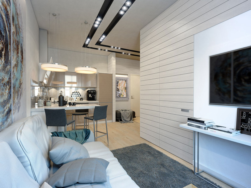 Современные тенденции в дизайне интерьера квартиры студии 20 кв.м
