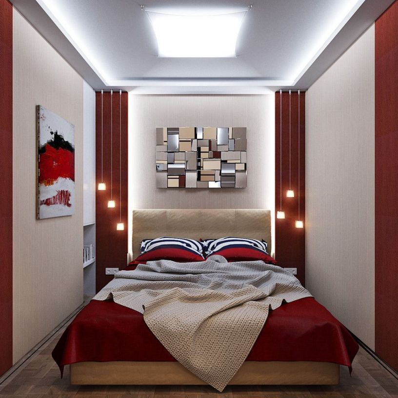 Дизайн спальни 10 кв. м - фото, интерьер спальной комнаты площадью 10 кв м