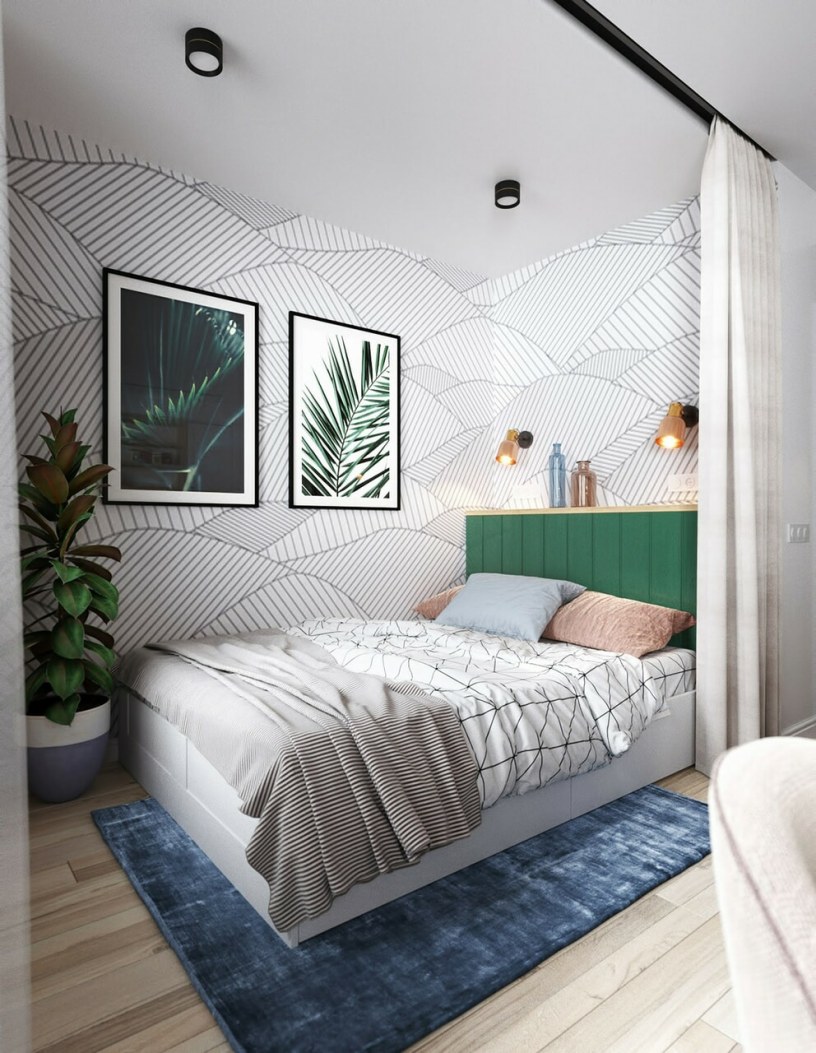 Дизайн спальни 10 кв. м - фото, интерьер спальной комнаты площадью 10 кв м