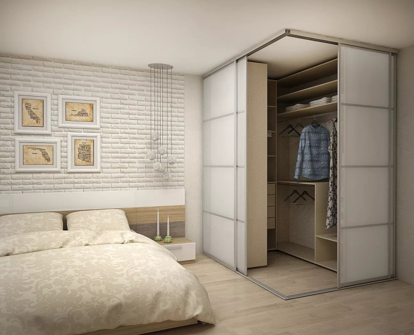 Дизайн спальни 18 м²