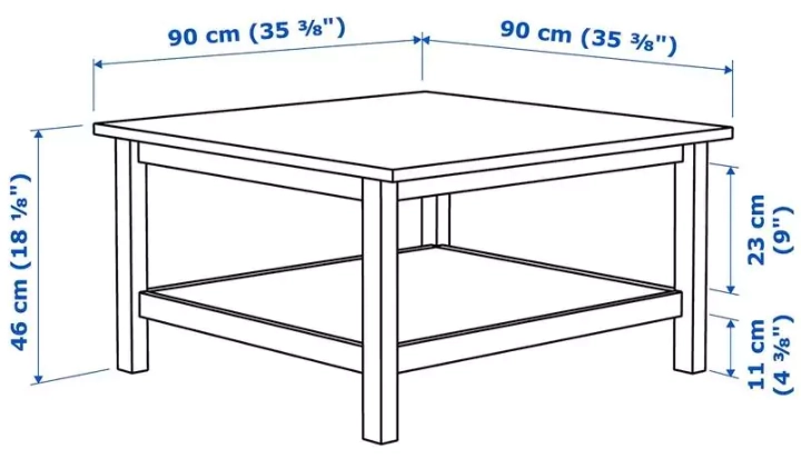 Журнальный стол HEMNES, Венге