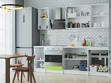 Кухня Моника 2,4 м (Лайм) Зеленый
