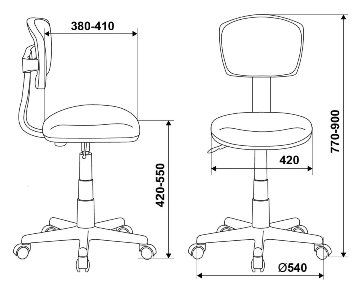 Кресло детское Бюрократ CH-W299, Розовый