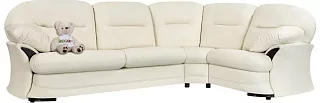 Угловой диван Ланкастер Раскладушка Бежевый 