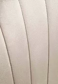 Стул на металлокаркасе Инклес дымчатый / черный глянец Бежевый