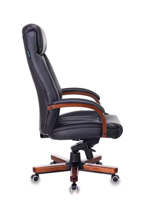 Кресло руководителя Бюрократ T-9922WALNUT, Черный