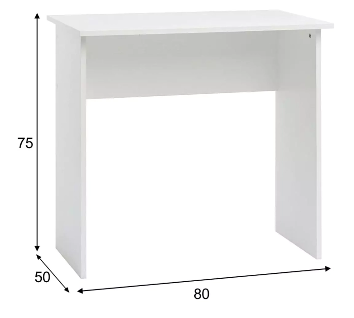 ф118 Письменный стол Уно белый габариты