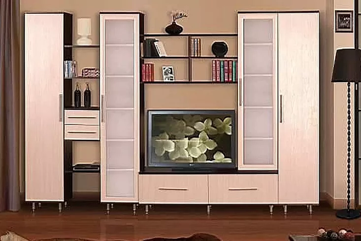 Стенка Престиж 1, Бежевый