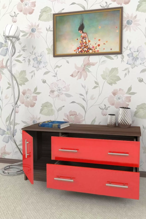 Комод Мебелеф-13, Белый