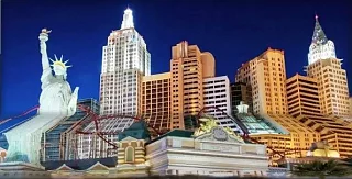 Прямой диван Нью York Книжка Синий