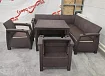 Обеденная группа Ялта large set, Коричневый