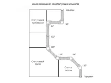 Заглушка торцевая для цоколя ПВХ Серый