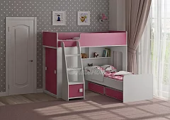 Двухъярусная кровать Легенда Кровати без механизма Зеленый