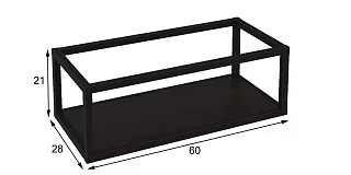 Каркасная полка Лофт ПМГ-Л 601 Коричневый