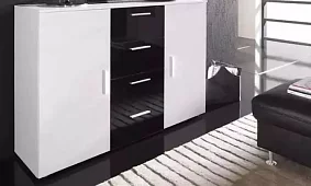 Комод Блеск ЛДСП Белый