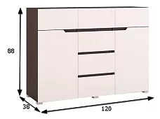 Комод Анталия 1200 Белый 