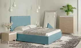 Кровать Каррера Голубой 