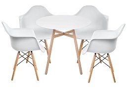 Обеденная группа Гвин white / wood