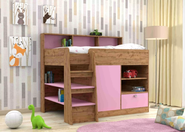 Кровать чердак Golden Kids, Коричневый