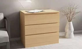 Комод Мальм Бежевый