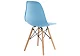 ф208а Стул деревянный Eames PC-015 blue