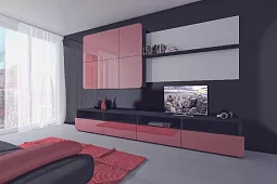 Стенка Модерн (Аймеб 5) Красный