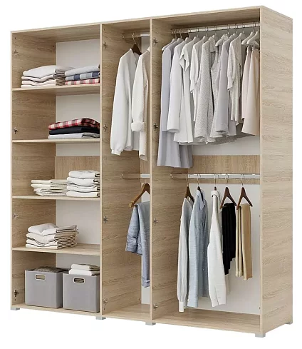 Шкаф Квадро 5-ти ств 2500, Белый