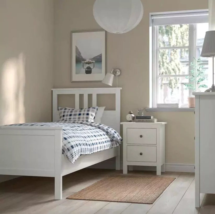 Каркас кровати HEMNES, Белый