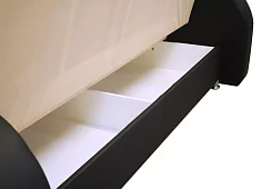 Прямой диван Монохром Книжка Серый 