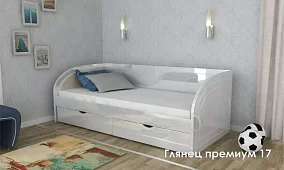 Кровать детская Глянец Кровати без механизма Белый