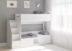 Двухъярусная кровать Легенда Кровати без механизма Бежевый 