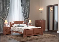 Кровать Афродита Кровати без механизма Коричневый 