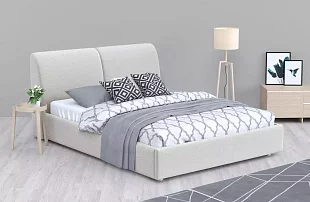 Мягкая кровать Бекка 140 Кровати без механизма 