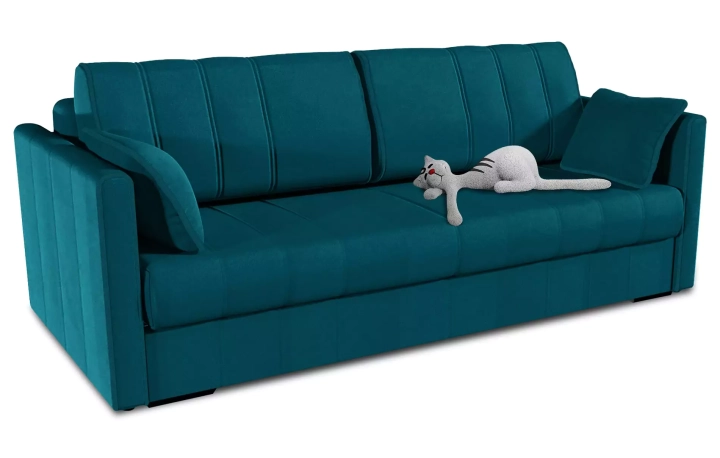 Прямой диван Риммини, Синий {3958059} – купить в Москве за 43390 руб винтернет-магазине Divano.ru