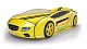 Кровать-машина Roadster Мерседес с подъемным механизмом, Желтый