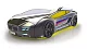 Кровать-машина Roadster БМВ с подъемным механизмом, Черный