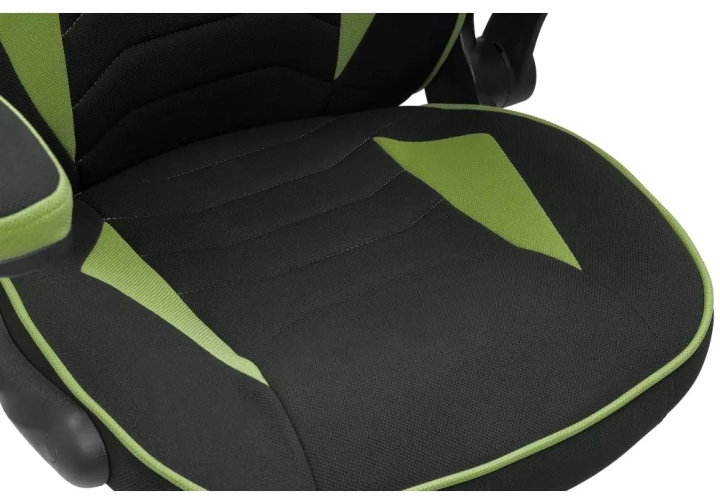 Кресло компьютерное Plast 1 green / black, Черный